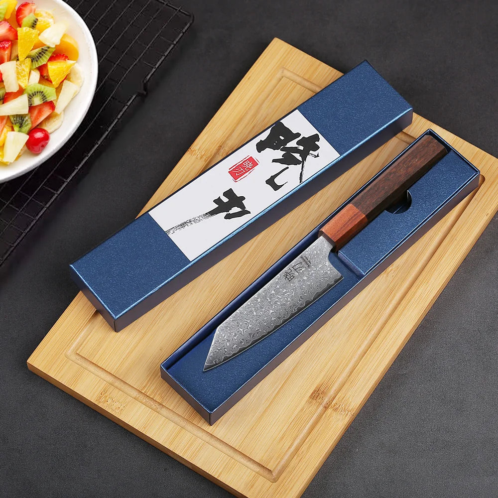 Couteau Japonais Petty 12.5cm, Acier de Damas