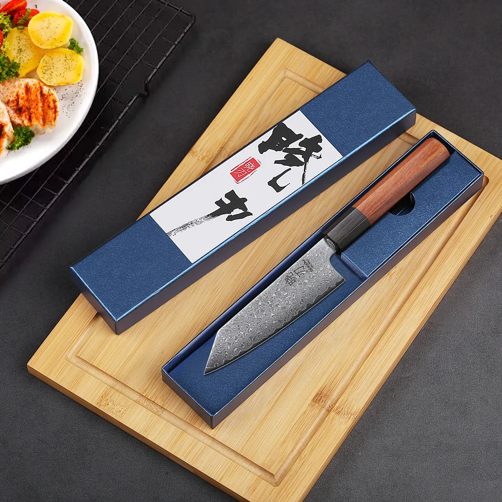 Couteau Japonais Petty 12.5cm, Acier de Damas